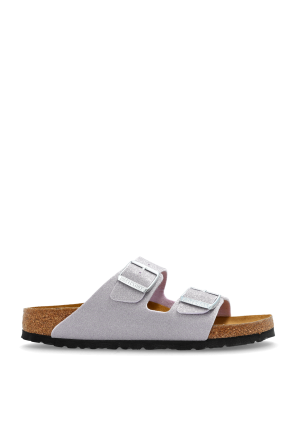 Szary Klapki `Madrid Big Buckle` Birkenstock - Vitkac Polska